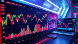 AICoin real-time crypto market dashboard with dynamic charts and alerts, showcasing data security and multi-device access.