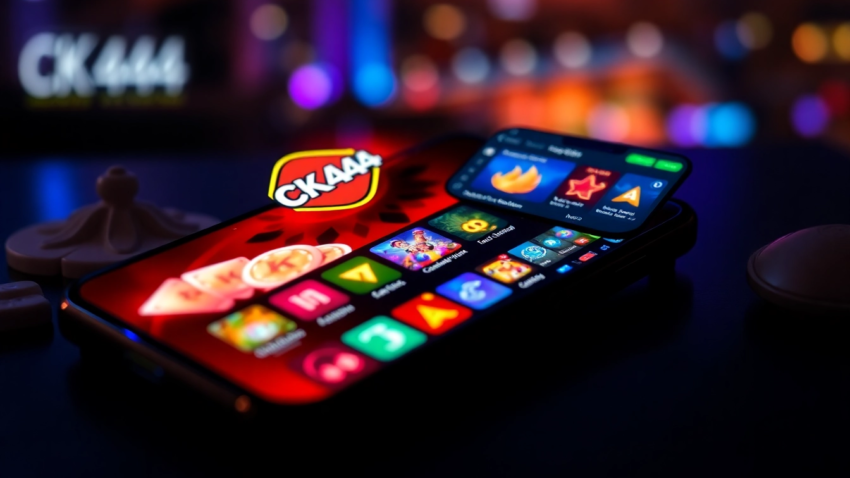 Screenshot of ck4444 com app displaying top casino games and easy navigation for online gamers in Bangladesh.