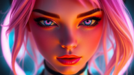 Engaging NSFW AI chat interface with flirtatious AI character exchanging intimate messages in a sleek digital setting, showcasing raw interactions for adult users.
