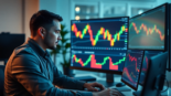 Trading view platform displaying detailed financial charts for traders and investors in a